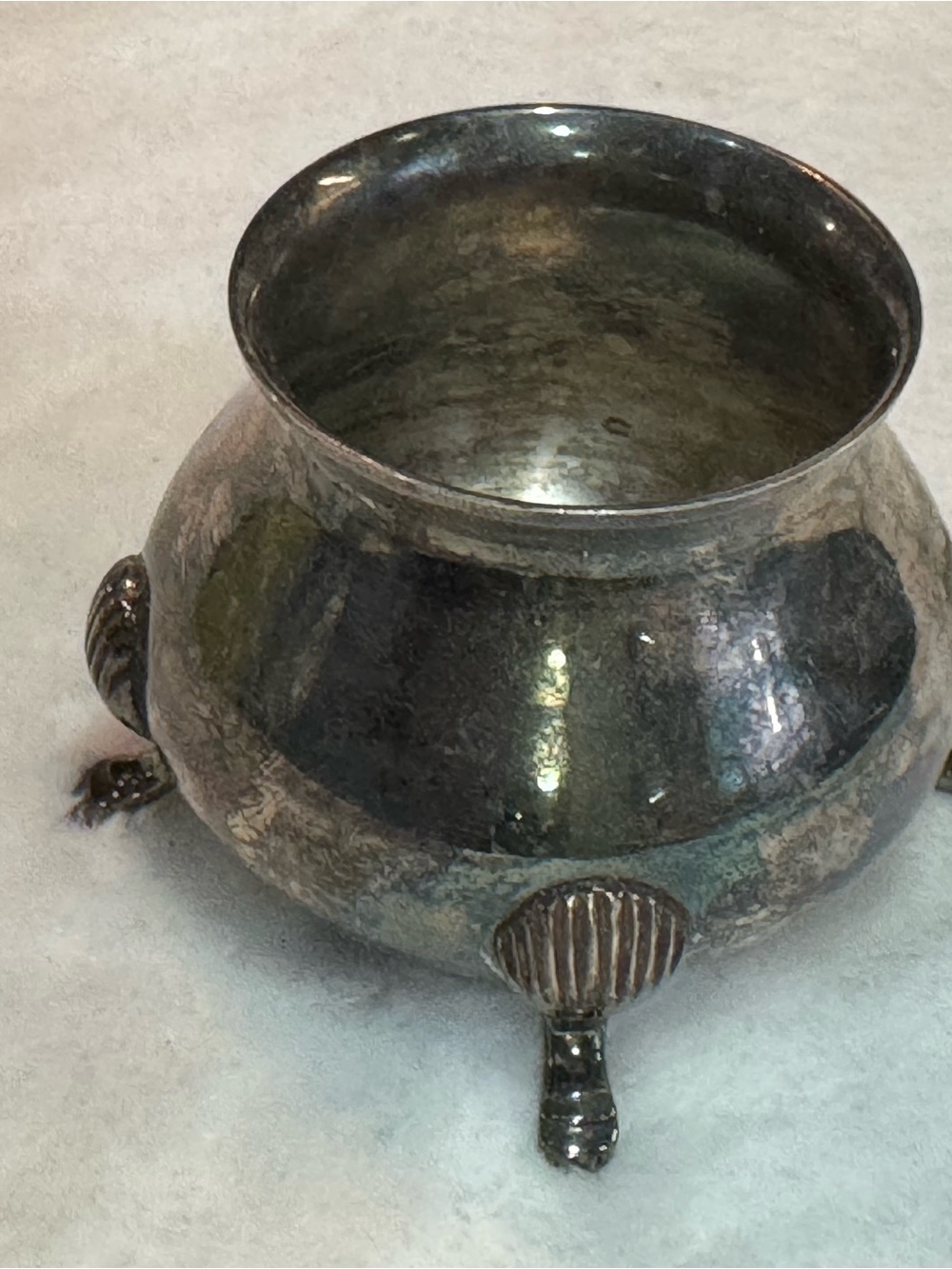 W.A. India Marked Silver-Tone Decorative Bowl silver plated